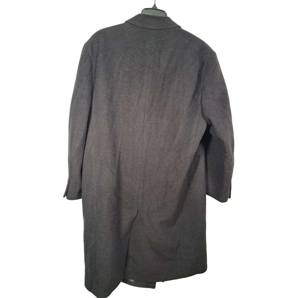 London Fog Men's 3-Buttoned Black Wallstreet Trench Size 42S - Picture 5 of 8